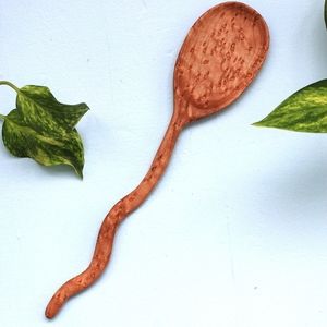 Handmade wooden spoon, Birds eye maple spoon